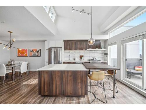 410-730 5 Street Ne, Calgary, AB - Indoor Photo Showing Kitchen With Upgraded Kitchen