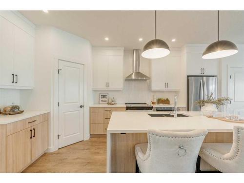 8 Royston Walk Nw, Calgary, AB - Indoor Photo Showing Kitchen With Double Sink With Upgraded Kitchen