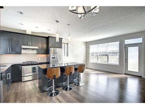 110 Nolan Hill Heights Nw, Calgary, AB - Indoor Photo Showing Kitchen With Stainless Steel Kitchen With Upgraded Kitchen