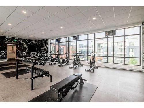 316-4275 Norford Avenue Nw, Calgary, AB - Indoor Photo Showing Gym Room