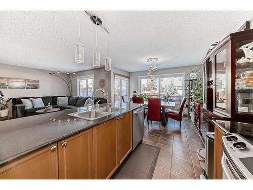 1044 Kincora Drive Nw, Calgary, AB - Indoor Photo Showing Kitchen With Double Sink