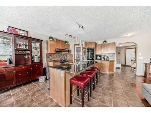 1044 Kincora Drive Nw, Calgary, AB - Indoor Photo Showing Kitchen With Double Sink