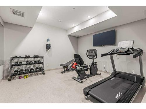 306-1315 Spring Creek Gate, Canmore, AB - Indoor Photo Showing Gym Room