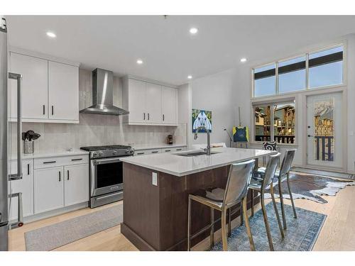 306-1315 Spring Creek Gate, Canmore, AB - Indoor Photo Showing Kitchen