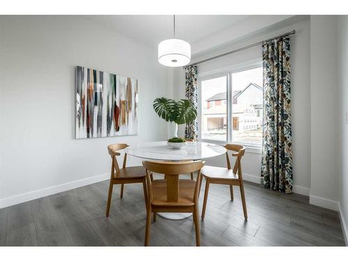 136 Sora Terrace Se, Calgary, AB - Indoor Photo Showing Dining Room