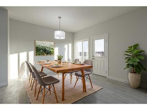 220 Sora Terrace Se, Calgary, AB - Indoor Photo Showing Dining Room