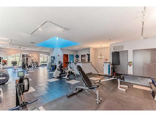 4205-24 Hemlock Crescent Sw, Calgary, AB - Indoor Photo Showing Gym Room