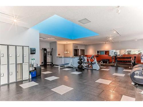 4205-24 Hemlock Crescent Sw, Calgary, AB - Indoor Photo Showing Gym Room