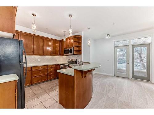 4205-24 Hemlock Crescent Sw, Calgary, AB - Indoor Photo Showing Kitchen With Upgraded Kitchen