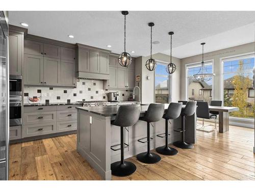 209 Hidden Creek Road Nw, Calgary, AB - Indoor Photo Showing Kitchen With Upgraded Kitchen