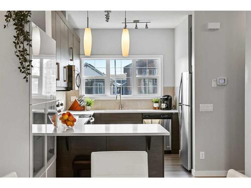 416 Nolan Hill Boulevard Nw, Calgary, AB - Indoor Photo Showing Kitchen With Upgraded Kitchen