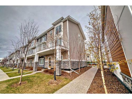 424-669 Savanna Boulevard Ne, Calgary, AB - Outdoor With Balcony With Facade