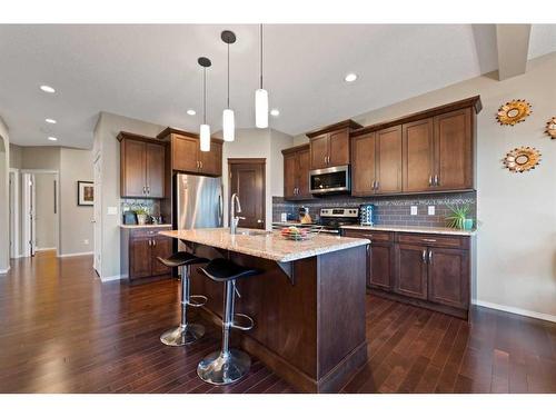 78 Brightonwoods Grove Se, Calgary, AB - Indoor Photo Showing Kitchen With Upgraded Kitchen