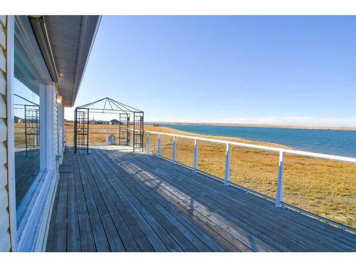 174068 Rr 214, Rural Vulcan County, AB - Outdoor With Body Of Water With Deck Patio Veranda With View