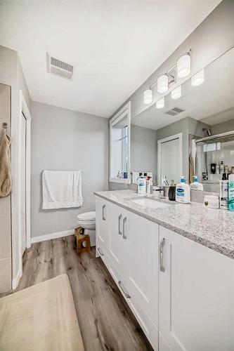 109-150 Shawnee Square Sw, Calgary, AB - Indoor Photo Showing Bathroom