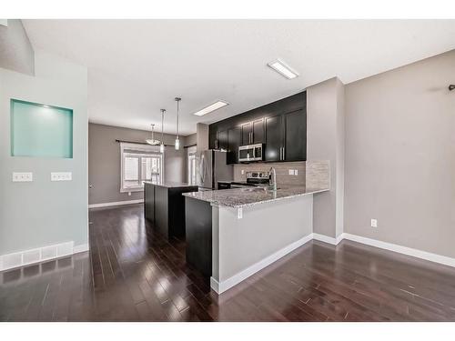 7 Skyview Point Link, Calgary, AB - Indoor Photo Showing Kitchen With Upgraded Kitchen