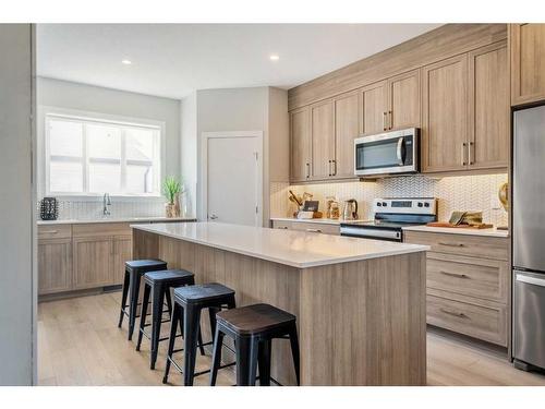 319 Homestead Drive Ne, Calgary, AB - Indoor Photo Showing Kitchen With Upgraded Kitchen