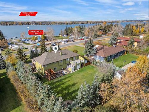 652 East Chestermere Drive, Chestermere, AB - Outdoor With Body Of Water With View