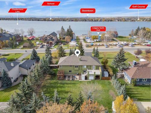 652 East Chestermere Drive, Chestermere, AB - Outdoor With Body Of Water With View