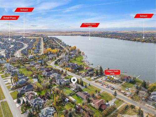 652 East Chestermere Drive, Chestermere, AB - Outdoor With Body Of Water With View