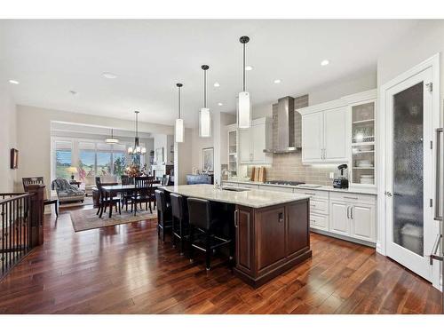 121 Spring Water Close, Heritage Pointe, AB - Indoor Photo Showing Kitchen With Upgraded Kitchen