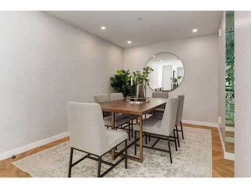 706-8505 Broadcast Avenue Sw, Calgary, AB - Indoor Photo Showing Dining Room