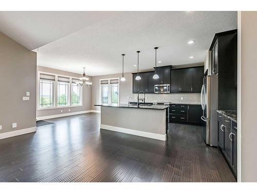 349050 Tamarack Drive East, Rural Foothills County, AB - Indoor Photo Showing Kitchen With Upgraded Kitchen