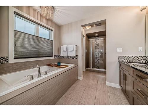 91 Sunset Park, Cochrane, AB - Indoor Photo Showing Bathroom