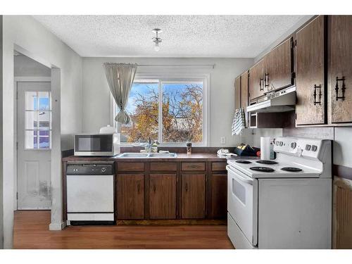 352 Lysander Place Se, Calgary, AB - Indoor Photo Showing Kitchen With Double Sink