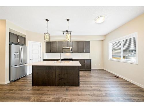 610-32 Red Embers Parade Ne, Calgary, AB - Indoor Photo Showing Kitchen With Stainless Steel Kitchen