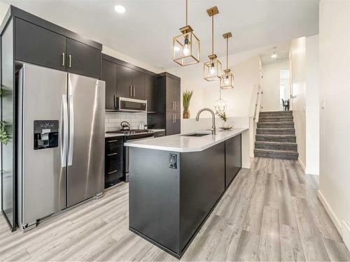 2700 46 Street South, Lethbridge, AB - Indoor Photo Showing Kitchen With Stainless Steel Kitchen With Upgraded Kitchen