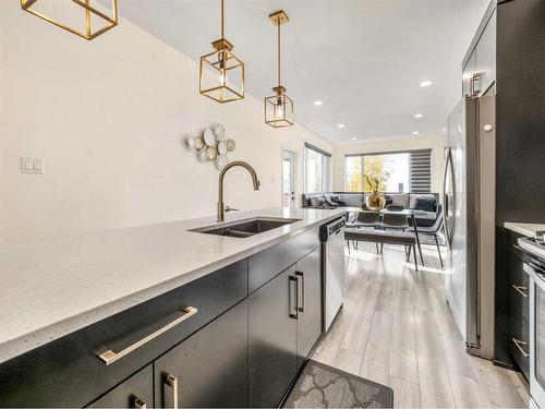 2700 46 Street South, Lethbridge, AB - Indoor Photo Showing Kitchen With Double Sink With Upgraded Kitchen