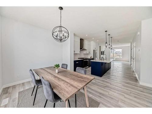 22 Amblehurst Way Nw, Calgary, AB - Indoor Photo Showing Dining Room