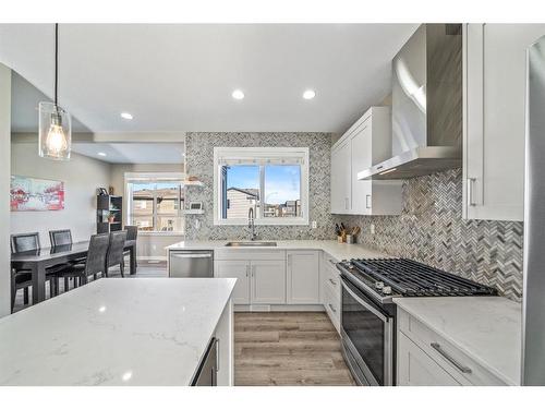 49 Walgrove Plaza Se, Calgary, AB - Indoor Photo Showing Kitchen With Upgraded Kitchen