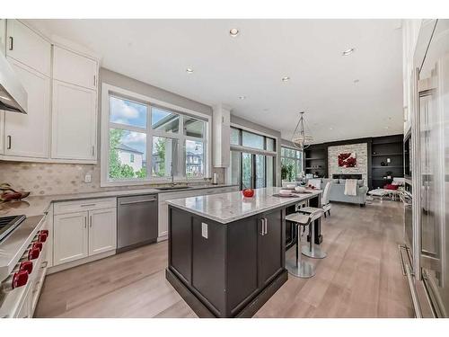 75 Aspen Summit Court Sw, Calgary, AB - Indoor Photo Showing Kitchen With Upgraded Kitchen