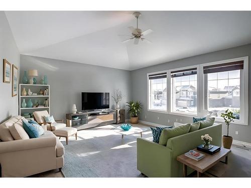 22 Evansborough View Nw, Calgary, AB - Indoor Photo Showing Living Room