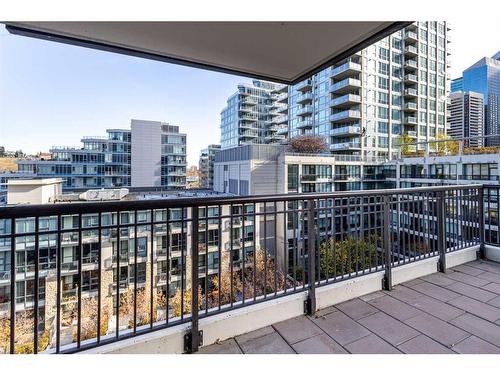 608-128 2 Street Sw, Calgary, AB - Outdoor With Balcony