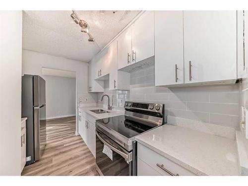 67-2727 Rundleson Road Ne, Calgary, AB - Indoor Photo Showing Kitchen With Double Sink