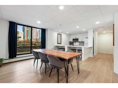 801-1001 14 Avenue Sw, Calgary, AB - Indoor Photo Showing Dining Room