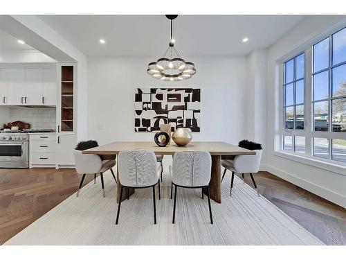 2345 53 Avenue Sw, Calgary, AB - Indoor Photo Showing Dining Room