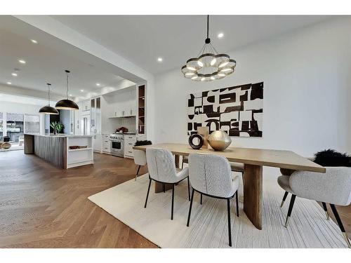 2345 53 Avenue Sw, Calgary, AB - Indoor Photo Showing Dining Room