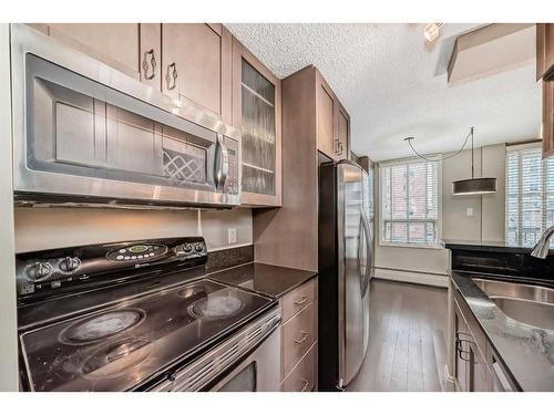 306-733 14 Avenue, Calgary, AB - Indoor Photo Showing Kitchen With Double Sink