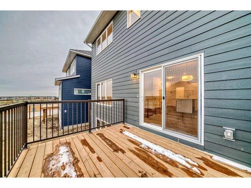 1034 Thimbleberry Hill Sw, Airdrie, AB - Outdoor With Deck Patio Veranda With Exterior