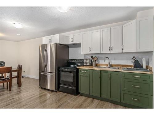 17 Aster Place Se, Airdrie, AB - Indoor Photo Showing Kitchen With Double Sink