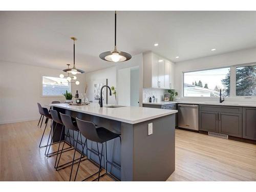 10632 Waneta Crescent Se, Calgary, AB - Indoor Photo Showing Kitchen With Upgraded Kitchen