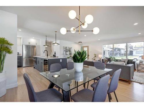 10632 Waneta Crescent Se, Calgary, AB - Indoor Photo Showing Dining Room