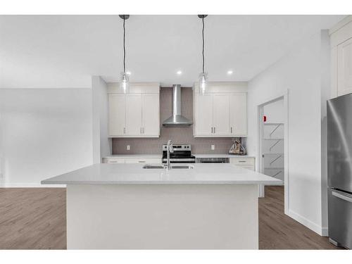 788 Creekstone Circle Sw, Calgary, AB - Indoor Photo Showing Kitchen With Upgraded Kitchen