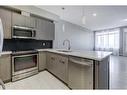 105-214 Sherwood Square Nw, Calgary, AB  - Indoor Photo Showing Kitchen With Double Sink 