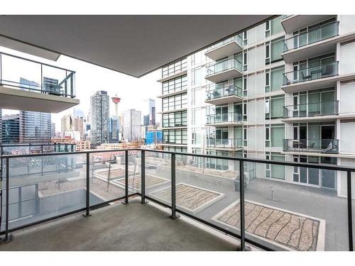 805-1188 3 Street Se, Calgary, AB - Outdoor With Balcony With Exterior