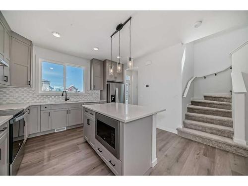 66 Savanna Rise Ne, Calgary, AB - Indoor Photo Showing Kitchen With Upgraded Kitchen